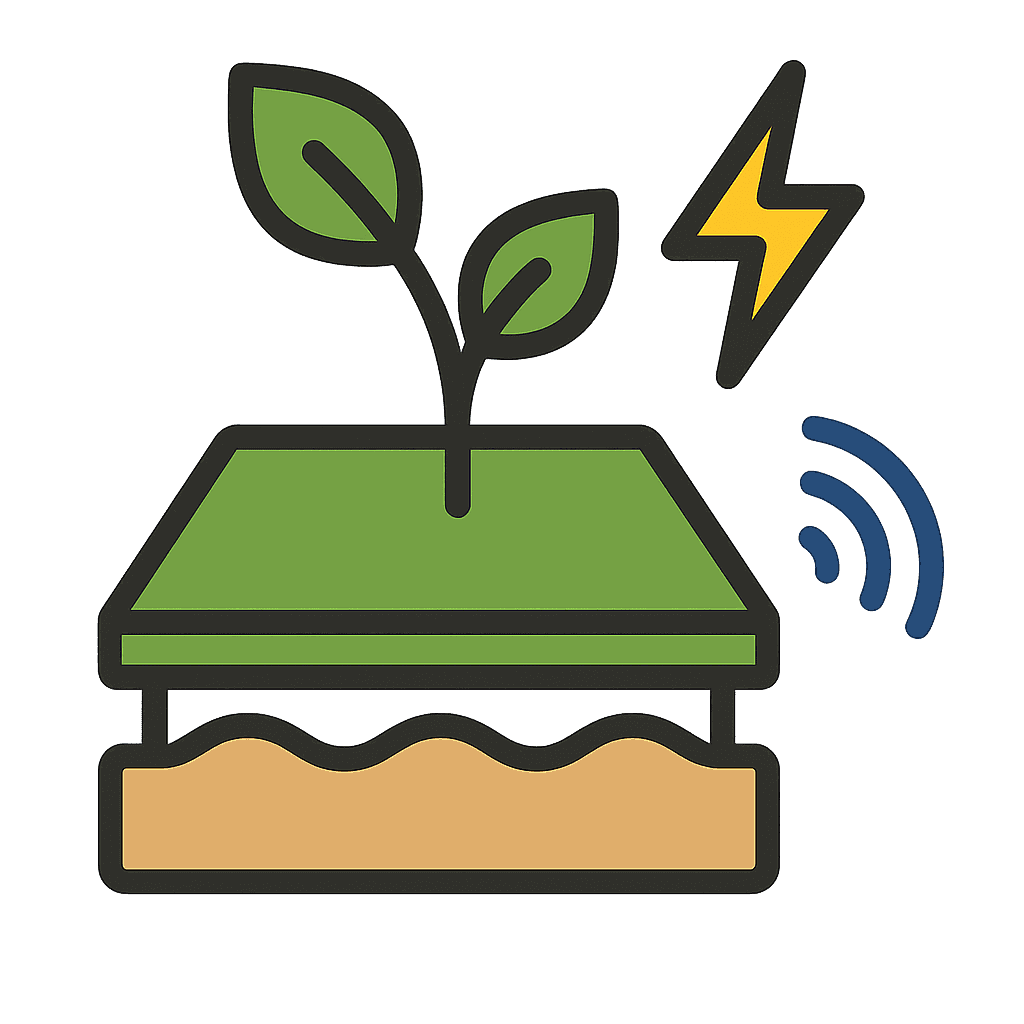 Toiture végétale avec isolation thermique et phonique naturelle